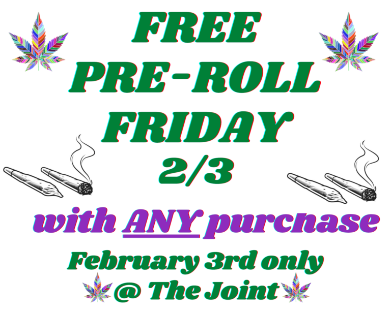FREE PRE-ROLL FRIDAY